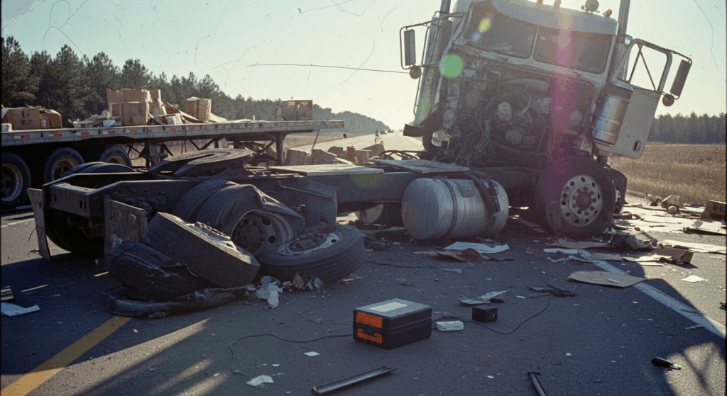 black box data in Truck accident